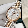 Đồng Hồ Nam Carnival 8239G-CH-TK Automatic Demi Vàng Hồng Mặt Xà Cừ Trắng Size 38mm Chính Hãng