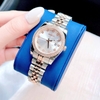 Set đồng hồ nữ Amica chính hãng demi vàng hồng mặt trắng size 32mm - Đồng hồ Amica A059