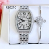 Đồng hồ nữ chính hãng Roberto Era RE0210 dây kim loại silver, mặt đồng hồ oval size 36mm