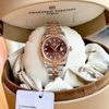 Đồng Hồ Nữ Carnival 8131L-CH-N Demi Vàng Hồng Mặt Nâu Size 30mm Quartz Japan