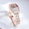 Đồng hồ nữ chính hãng Roberto Era RE0215 dây kim loại màu vàng hồng, mặt đồng hồ oval size 36mm