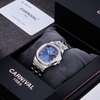 Đồng Hồ Nữ Carnival 8160L2-VT-X Dây Thép Silver Mặt Xanh Dương Viền Đá Size 34mm Sapphire