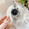 Đồng Hồ Nữ Carnival 8131L-VT-D Dây Thép Bạc Mặt Đen Size 30mm Quartz Japan