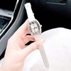 Đồng hồ Rivero nữ chính hãng, đồng hồ Rivero R9007 dây da trắng vỏ silver size 34mm