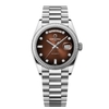 Đồng Hồ Nam Carnival 8239G-VT-N Automatic Dây Thép Bạc Nâu Socola Size 38mm Chính Hãng