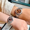 Đồng Hồ Nữ Carnival 8131L-VT-N Dây Thép Bạc Mặt Nâu Size 30mm Quartz Japan