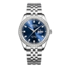 Đồng Hồ Nam Carnival 8131G2-VT-X Automatic Dây Thép Bạc Mặt Xanh Navy Size 40mm