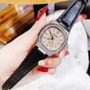 Đồng hồ Hanboro nữ chính hãng - Hanboro dây da đen đính đá size 34mm Quartz Japan