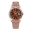 Đồng Hồ Nam Carnival 8250G-VH-N Automatic Dây Thép Màu Vàng Hồng Mặt Nâu Size 38mm