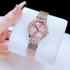 Đồng hồ nữ chính hãng Roberto Era RE2906 màu demi vàng hồng mặt hồng viền đá size 28mm