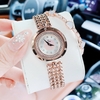 Đồng Hồ Nữ Franklin Màu Vàng Hồng Mặt Xà Cừ Trắng Size 32mm Mặt Xoay 360 Độ FL5488 Tặng Kèm Vòng Tay