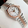 Đồng Hồ Nữ Carnival 8131L-CH-TK Demi Vàng Hồng Mặt Xà Cừ Trắng Size 30mm Quartz Japan