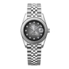 Đồng Hồ Nữ Carnival 8250L-VT-TX Dây Thép Silver Mặt Ombre Đen Xám Size 30mm Quartz Japan