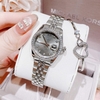 Đồng Hồ Nữ Roberto Era Dây Thép Silver Mặt Xám Viền Đá Size 28mm Roberto Era RE120