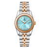 Đồng Hồ Nữ Carnival 8131L-CH-XT Demi Vàng Hồng Mặt Xanh Pastel Size 30mm Quartz Japan