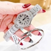 Đồng Hồ Nữ Franklin FL6166 Đính Đá Silver Chính Hãng Size 33mm Tặng Kèm Vòng Tay