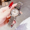 Set đồng hồ nữ chính hãng Roberto Era RE2024 dây kim demi rose mặt xà cừ hồng size 30mm