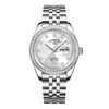 Đồng Hồ Nam Carnival 8131G2-VT-T Automatic Dây Thép Bạc Mặt Trắng Size 40mm