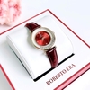 Đồng hồ nữ chính hãng Roberto Era RE8492 dây da đỏ mặt đá chảy size 32mm vỏ rose