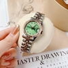 Đồng Hồ Nữ Carnival 8131L-CH-XL Demi Vàng Hồng Mặt Xanh Lá Size 30mm Quartz Japan
