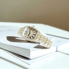 Đồng hồ nữ chính hãng Roberto Era RE0213 dây kim loại màu vàng gold, mặt đồng hồ oval size 36mm