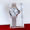 Set đồng hồ nữ chính hãng Roberto Era RE2025 dây kim loại silver mặt xà cừ size 30mm