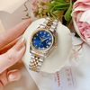Đồng Hồ Nữ Carnival 8131L-CV-X Demi Vàng Mặt Xanh Dương Size 30mm Quartz Japan