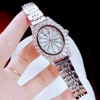 Set đồng hồ nữ Roberto Era mặt oval đính đá, khảm xà cừ lấp lánh, size 33mm RE2200