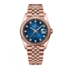Đồng Hồ Nam Carnival 8250G-VH-X Automatic Dây Thép Màu Vàng Hồng Mặt Xanh Dương Size 38mm