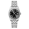 Đồng Hồ Nữ Carnival 8131L-VT-D Dây Thép Bạc Mặt Đen Size 30mm Quartz Japan