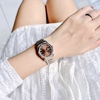 Đồng Hồ Nữ Carnival 8131L-CH-N Demi Vàng Hồng Mặt Nâu Size 30mm Quartz Japan
