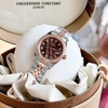 Đồng Hồ Nữ Carnival 8131L2-CH-N Dây Demi Vàng Hồng Mặt Nâu Chocolate Viền Đính Đá Size 31mm Quartz Japan