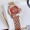 Đồng hồ nữ chính hãng Roberto Era RE2025 dây kim loại demi rose mặt nâu size 30mm