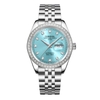 Đồng Hồ Nam Carnival 8131G2-VT-XT Automatic Dây Thép Bạc Mặt Xanh Tiffany Size 40mm
