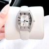 Đồng hồ Rivero nữ chính hãng, đồng hồ Rivero R9007 dây da trắng vỏ silver size 34mm
