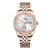 Đồng Hồ Nam Carnival 8131G2-VH-T Automatic Dây Thép Vàng Hồng Mặt Trắng Size 40mm