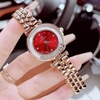 Set đồng hồ nữ chính hãng Roberto Era RE0848 dây da đỏ vỏ rose size 32mm, kèm bộ dây kim loại và phụ kiện