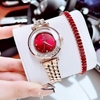 Set đồng hồ nữ chính hãng Roberto Era RE0848 dây da đỏ vỏ rose size 32mm, kèm bộ dây kim loại và phụ kiện