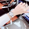 Đồng hồ nữ chính hãng Roberto Era RE0841 dây da trắng mặt đá chảy size 32mm vỏ silver