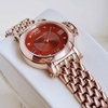 Đồng hồ nữ chính hãng Roberto Era RE2025 dây kim loại demi rose mặt nâu size 30mm