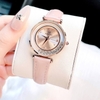Set đồng hồ nữ chính hãng Roberto Era RE0843 dây da hồng vỏ rose size 32mm kèm bộ dây kim loại và phụ kiện