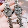 Đồng Hồ Nữ Roberto Era Dây Thép Silver Mặt Xám Viền Đá Size 28mm Roberto Era RE120
