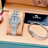 Đồng Hồ Nữ Franklin FL6166 Đính Đá Silver Chính Hãng Size 33mm Tặng Kèm Vòng Tay