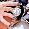Set đồng hồ nữ chính hãng Roberto Era RE0841 dây da trắng vỏ silver size 32mm, kèm bộ dây kim loại và phụ kiện