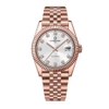 Đồng Hồ Nam Carnival 8250G-VH-T Automatic Dây Thép Màu Vàng Hồng Mặt Trắng Size 38mm