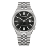 Đồng Hồ Nam Citizen Tsuyosa Automatic Black NK0020-55E Size 40mm Bạc Mặt Đen