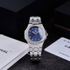 Đồng Hồ Nữ Carnival 8160L2-VT-X Dây Thép Silver Mặt Xanh Dương Viền Đá Size 34mm Sapphire