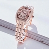 Đồng hồ nữ chính hãng Roberto Era RE0212 dây kim loại màu vàng hồng, mặt đồng hồ oval size 36mm