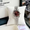 Đồng Hồ Nữ Carnival 8131L-VT-N Dây Thép Bạc Mặt Nâu Size 30mm Quartz Japan