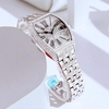 Đồng hồ nữ chính hãng Roberto Era RE021 dây kim loại silver, mặt đồng hồ oval size 36mm